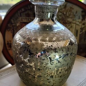 Barreveld International Nicely Weighted Mercury Glass Vase